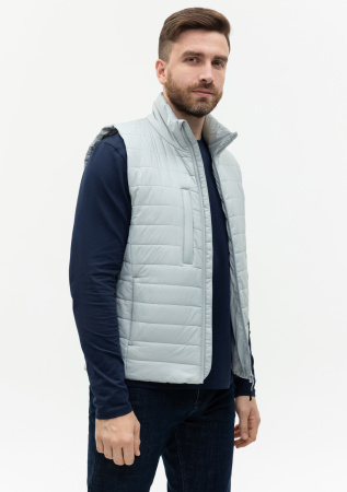 Светло-серый ультралёгкий жилет арт. 87, 100% нейлон, оптом | Мерч, униформа и текстиль для бизнеса photo-12