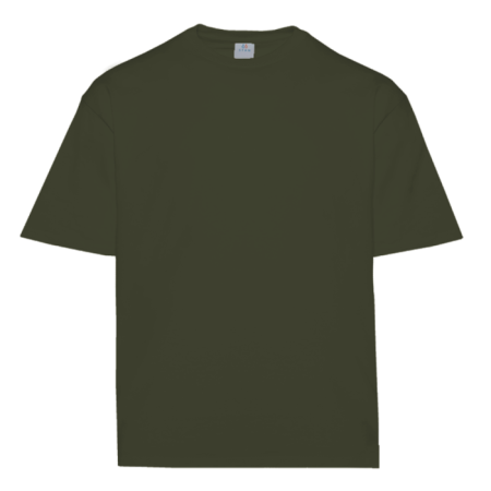 Футболка оливковый хаки арт. 56 оверсайз кроя из 100% хлопка, 240 гр/м2, оптом | Мерч, униформа и текстиль для бизнеса  photo-0