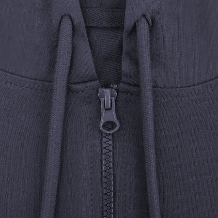 Графитовая толстовка с капюшоном на молнии STAN арт. 99, футер без начёса, 100% хлопок, 240 гр/м2 | Мерч, униформа и текстиль для бизнеса photo-3