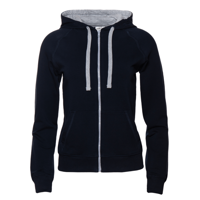 Женская темно-синяя толстовка STAN арт. 61W, футер без начеса, 92% хлопок 8% эластан, 260 гр/м2 | Мерч, униформа и текстиль для бизнеса фото-0