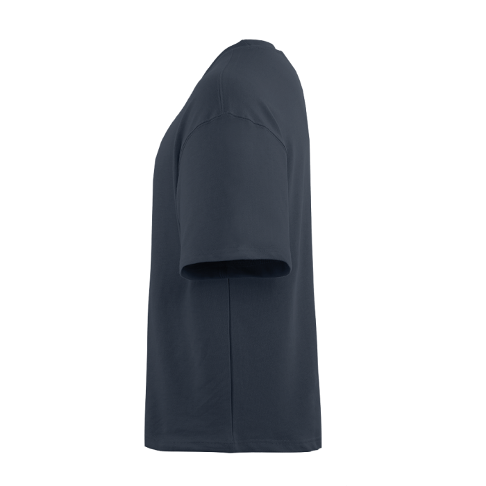 Графитовая футболка арт. 40 оверсайз кроя, состав 65% хлопок 35% полиэстер, 260 гр/м2, оптом| Мерч, униформа и текстиль для бизнеса фото-2