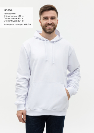 Худи унисекс STAN футер без начёса 260, 23, Белый (10) | Мерч, униформа и текстиль для бизнеса photo-4