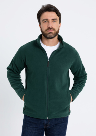 Толстовка унисекс STAN на молнии микрофлис 200, 21, Тёмно-зелёный (130) | Мерч, униформа и текстиль для бизнеса photo-7