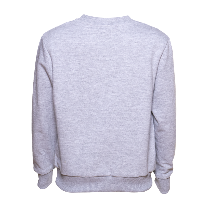 Свитшот детский STAN футер без начёса, 260, 63J, Серый меланж (50) | Мерч, униформа и текстиль для бизнеса фото-2