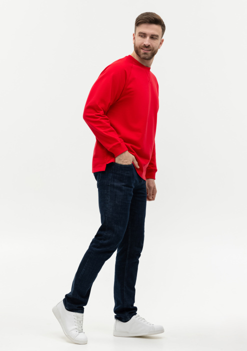 Свитшот унисекс STAN футер с начёсом 220, 60, Красный (14) | Мерч, униформа и текстиль для бизнеса фото-4