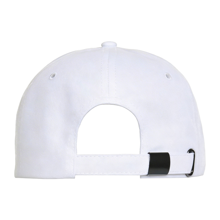 Белая бейсболка арт. 07, 6 клиньев из 100% хлопка, 280 гр/м2, оптом | Мерч, униформа и текстиль для бизнеса  фото-3