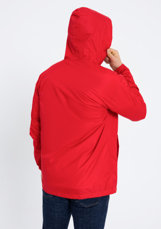 Красная однотонная ветровка арт. 59, 100% полиэстер, Dewspo 210T – оптом | Мерч, униформа и текстиль для бизнеса photo-6