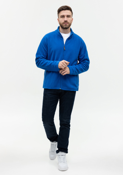 Толстовка унисекс STAN на молнии микрофлис 200, 21, Синий (16) | Мерч, униформа и текстиль для бизнеса фото-4