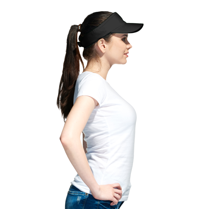 Черный козырек арт. 25, 100% хлопок, 150 гр/м2, оптом | Мерч, униформа и текстиль для бизнеса  фото-4