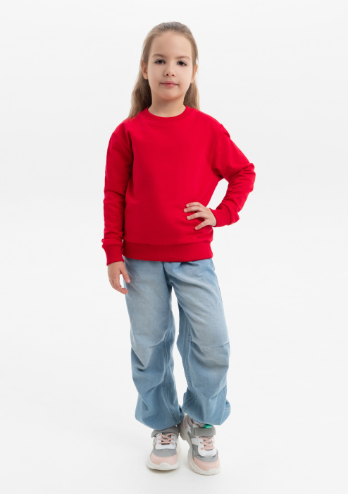 Свитшот детский STAN футер без начёса, 260, 63J, Красный (14) | Мерч, униформа и текстиль для бизнеса фото-4