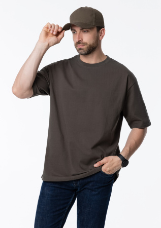 Оливковый хаки бейсболка арт. 12, 5 клиньев из 100% хлопка, 260 гр/м2, оптом | Мерч, униформа и текстиль для бизнеса  photo-6