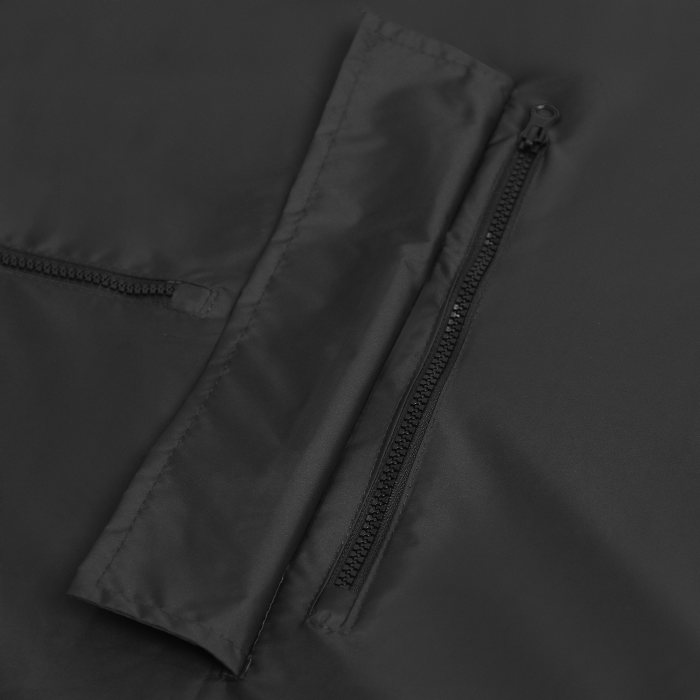 Черный однотонный дождевик пончо арт. 61, 100% полиэстер с водоотталкивающей пропиткой, оптом | Мерч, униформа и текстиль для бизнеса фото-1