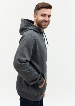 Худи унисекс STAN футер с начёсом 260,20, Тёмный меланж (60) | Мерч, униформа и текстиль для бизнеса photo-6