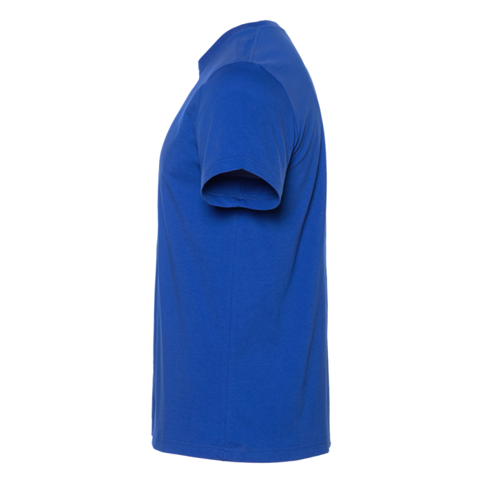 Синяя футболка арт. 08U прямого кроя из 100% хлопка, 180 гр/м2, оптом | Мерч, униформа и текстиль для бизнеса  фото-2