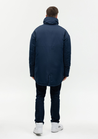 Темно-синяя однотонная куртка арт. 73, 100% полиэстер с водоотталкивающей пропиткой, оптом | Мерч, униформа и текстиль для бизнеса photo-14