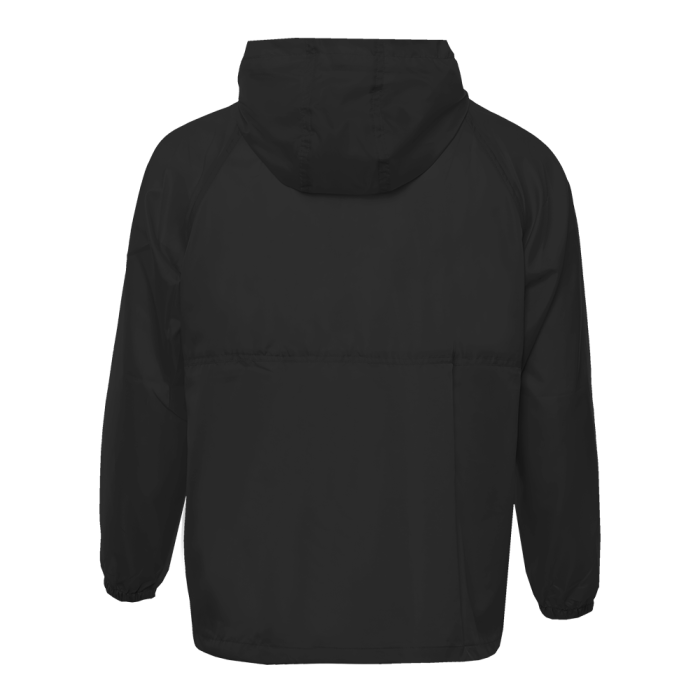 Однотонная черная куртка-анорак арт. И16, 100% полиэстер | Мерч, униформа и текстиль для бизнеса фото-1