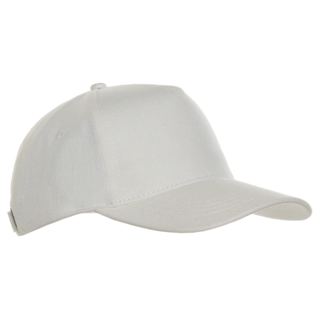 Молочная бейсболка арт. 01, 5 клиньев из 100% хлопка, 330 гр/м2, оптом | Мерч, униформа и текстиль для бизнеса  photo-1