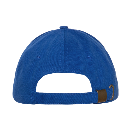 Синяя бейсболка арт. 11, 5 клиньев из 100% хлопка, 280 гр/м2, оптом | Мерч, униформа и текстиль для бизнеса  photo-4