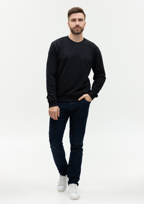 Свитшот унисекс STAN футер с начёсом 220, 60, Чёрный (20) | Мерч, униформа и текстиль для бизнеса фото-4