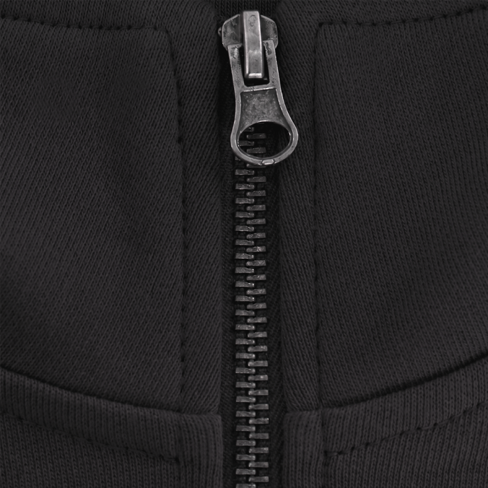 Толстовка STAN оверсайз на молнии, футер без начёса, 340, 102, Черный (20) фото-2