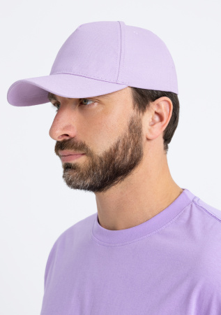 Лавандовая бейсболка арт. 12, 5 клиньев из 100% хлопка, 260 гр/м2, оптом | Мерч, униформа и текстиль для бизнеса  photo-8
