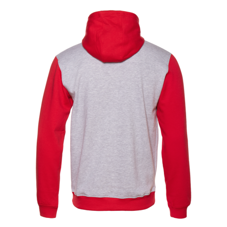 Красное/серое худи арт. 20, футер с начесом 60% хлопок, 40% полиэстер, 260 гр/м2 | Мерч, униформа и текстиль для бизнеса photo-2