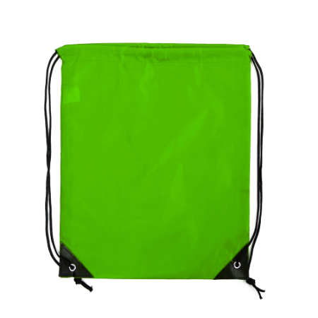 Ярко-зеленый рюкзак-мешок арт. 131, 100% полиэстер, оптом | Мерч, униформа и текстиль для бизнеса photo-1