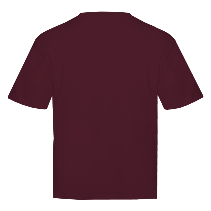 Футболка унисекс оверсайз STAN хлопок  260, 156, Бордовый (661) фото-2