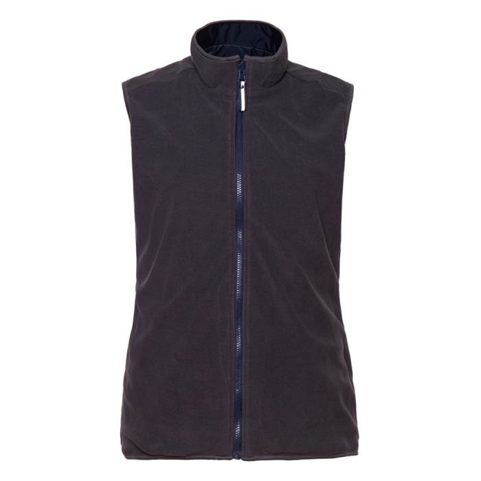 Темно-синий однотонный двухсторонний женский жилет арт. 24WN, Taffeta 210T, оптом | Мерч, униформа и текстиль для бизнеса фото-2