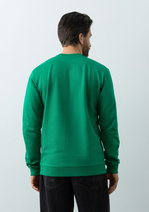 Свитшот унисекс STAN футер без начёса , 260, 63, Зелёный (30) | Мерч, униформа и текстиль для бизнеса фото-3