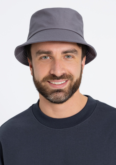 Серая панама арт. 14UC, 100% хлопок, 200 гр/м2, оптом | Мерч, униформа и текстиль для бизнеса  фото-4