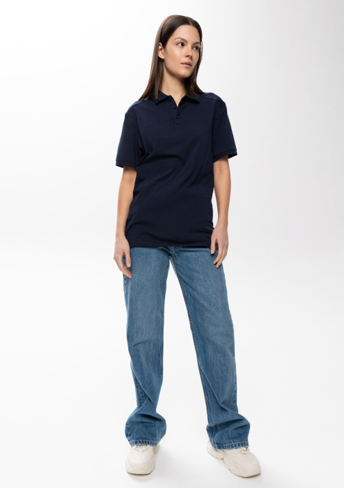 Рубашка поло унисекс STAN хлопок/эластан 200, 05, Т-синий (46)  | Мерч, униформа и текстиль для бизнеса фото-3