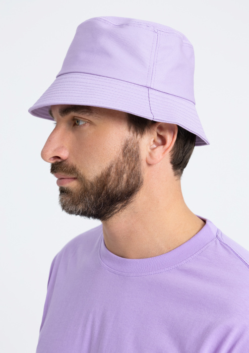 Фиолетовая панама арт. 14UC, 100% хлопок, 200 гр/м2, оптом | Мерч, униформа и текстиль для бизнеса  фото-3