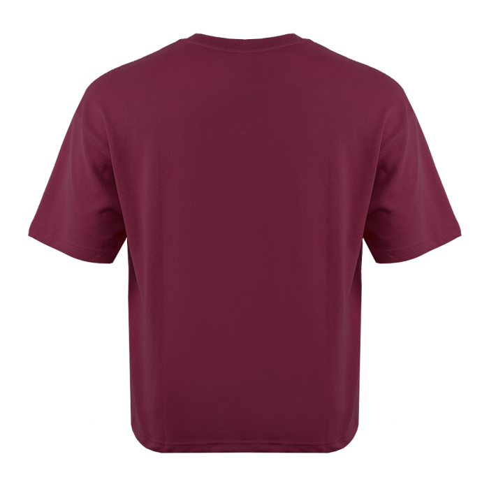 Футболка унисекс оверсайз STAN хлопок/полиэстер 260, 40, Бордовый (661) фото-2