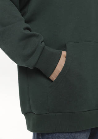 Худи унисекс STAN оверсайз футер без начёса 350, 66, Т-зелёный (130)  | Мерч, униформа и текстиль для бизнеса photo-9
