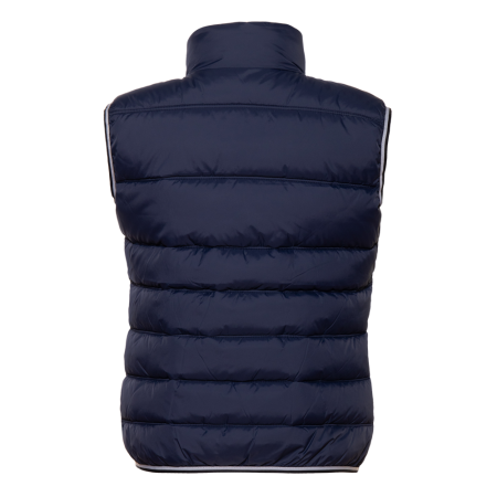 Темно-синий однотонный утепленный женский жилет арт. 82W, 100% нейлон, оптом | Мерч, униформа и текстиль для бизнеса photo-1