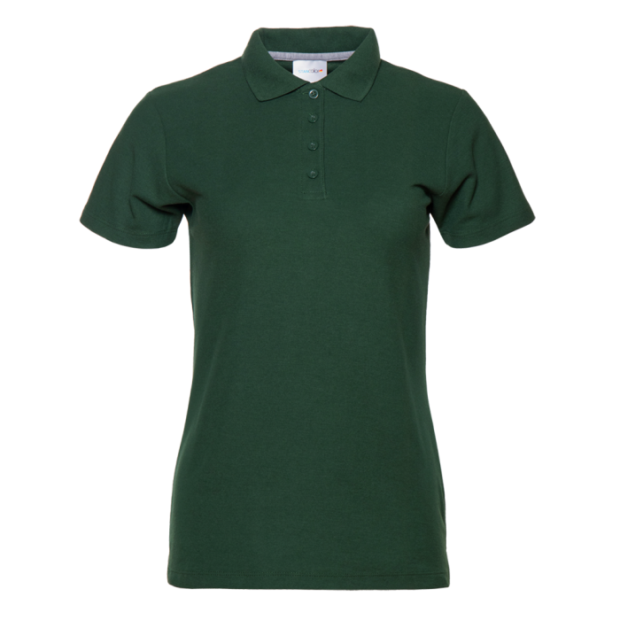 Рубашка поло женская STAN хлопок/полиэстер 185, 04WL, Т-зелёный (130) фото-0
