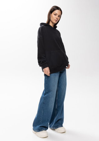 Худи унисекс STAN оверсайз футер без начёса 350, 66, Чёрный (20) | Мерч, униформа и текстиль для бизнеса photo-6