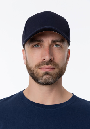 Тёмно-синяя футболка арт. 02 прямого кроя из 100% хлопка, 160 гр/м2, оптом | Мерч, униформа и текстиль для бизнеса  photo-9