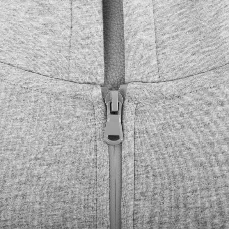 Серая толстовка оверсайз кроя арт. 100 из 100% хлопка (верх) и 100% полиэстера (подклад), 320 гр/м2, оптом | Мерч, униформа и текстиль для бизнеса  photo-5