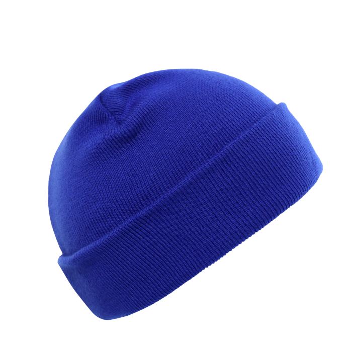 Синяя шапка арт. 015 из 100% акрила, 300 гр/м2, оптом | Мерч, униформа и текстиль для бизнеса  фото-1