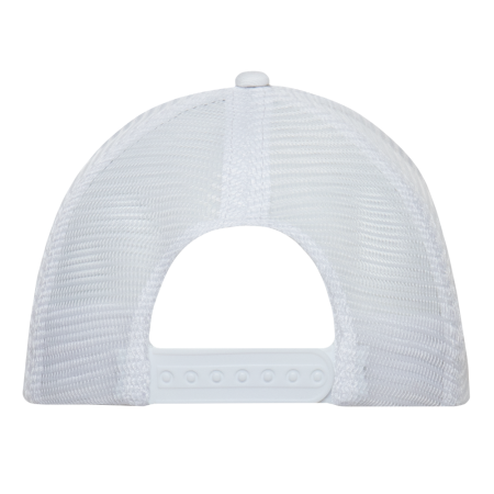 Белая бейсболка с сеткой арт. 05, 5 клиньев, 100% хлопок, 280 гр/м2, оптом | Мерч, униформа и текстиль для бизнес photo-3