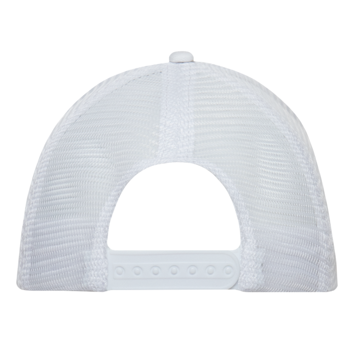 Белая бейсболка с сеткой арт. 05, 5 клиньев, 100% хлопок, 280 гр/м2, оптом | Мерч, униформа и текстиль для бизнес фото-3