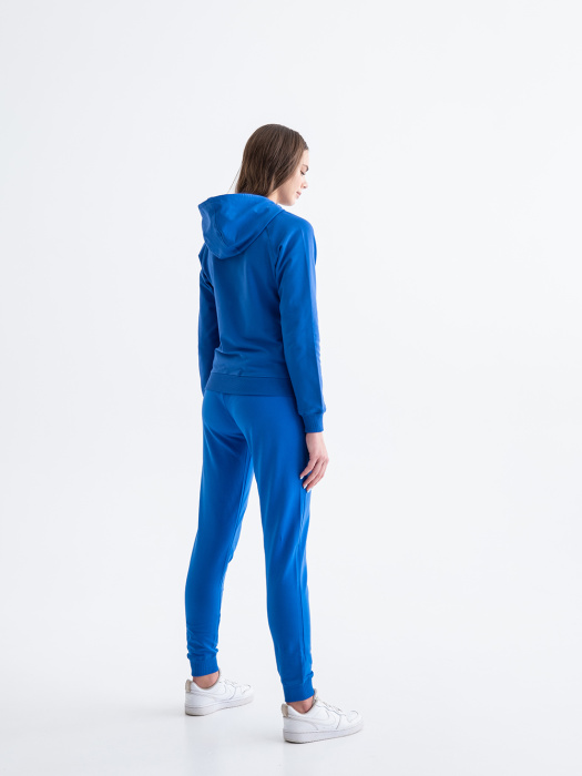 Женская синяя толстовка STAN арт. 61W, футер без начеса, 92% хлопок 8% эластан, 260 гр/м2 | Мерч, униформа и текстиль для бизнеса фото-4