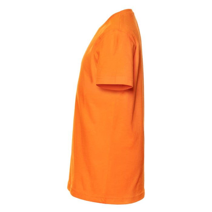 Оранжевая детская футболка арт. 06U оверсайз кроя из 100% хлопка, 140 гр/м2, оптом | Мерч, униформа и текстиль для бизнеса фото-2