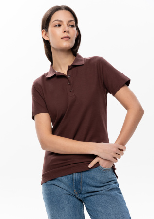 Рубашка поло женская STAN хлопок/полиэстер 185, 04WL, Т-шоколадный (107) | Мерч, униформа и текстиль для бизнеса photo-5