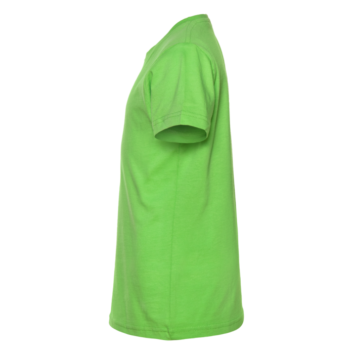 Ярко-зелёная детская футболка арт. 06U оверсайз кроя из 100% хлопка, 140 гр/м2, оптом | Мерч, униформа и текстиль для бизнеса фото-2