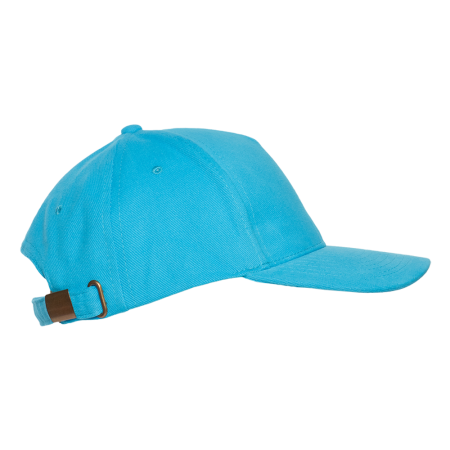 Бирюзовая бейсболка арт. 03, 5 клиньев из 100% хлопка, 280 гр/м2, оптом | Мерч, униформа и текстиль для бизнеса  photo-2