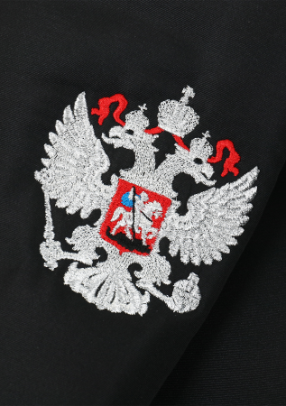 Черная однотонная куртка арт. 73, 100% полиэстер с водоотталкивающей пропиткой, оптом | Мерч, униформа и текстиль для бизнеса photo-27