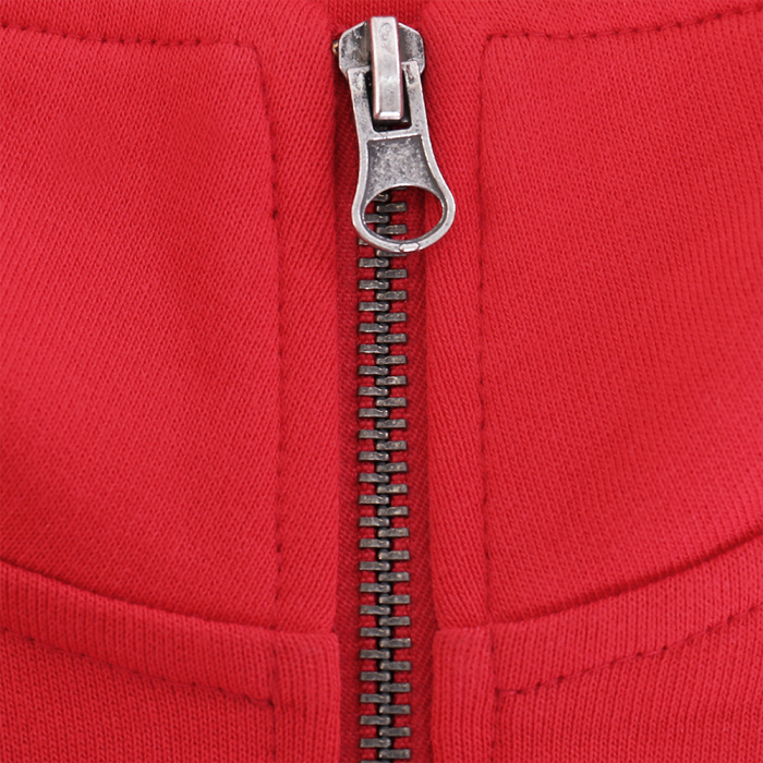 Толстовка STAN оверсайз на молнии, футер без начёса, 340, 102, Красный (14) фото-4